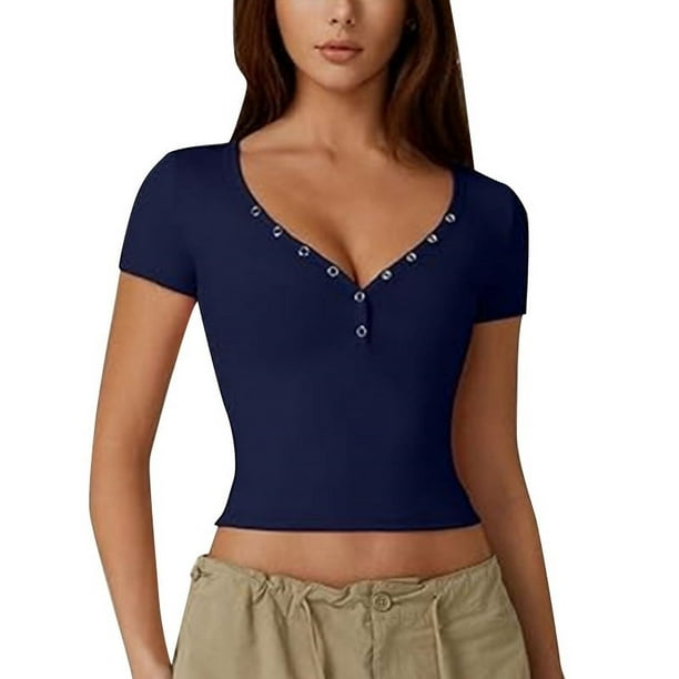 Slim fit short sleeve henley outlet