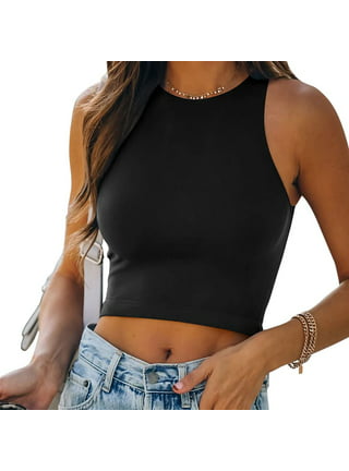 HSMQHJWE Tank Tops For Women Cleavage Women Tops Women Print Strap Crop Top  Button Down Sleeveless Shirts Summer Low Cut Fitted Top Camisoles Tank Vest  Boy Outdoor 