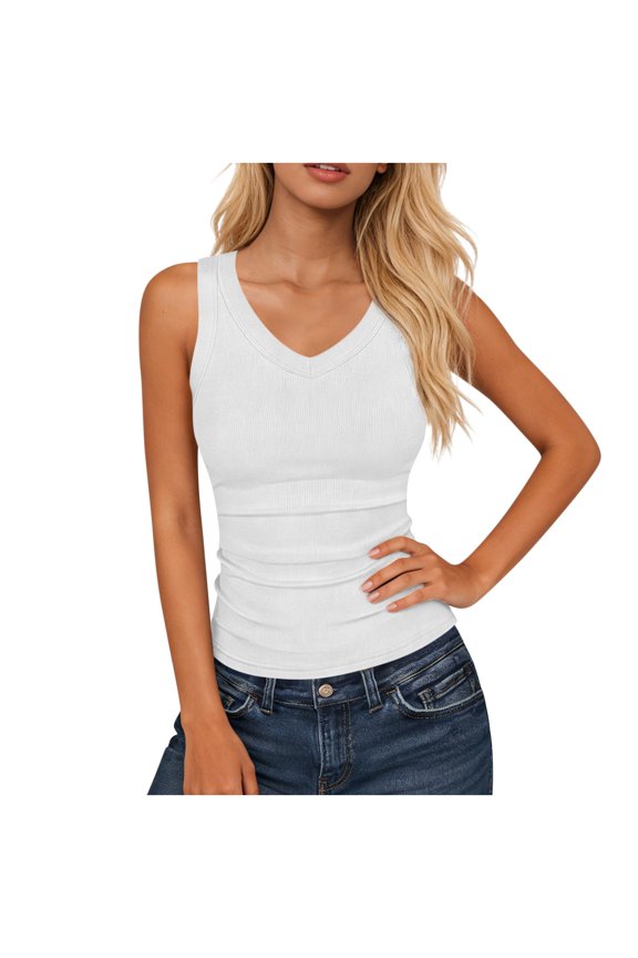 Women's Sexy Sleeveless V-Neck Lace Camisole Adjustable Strap Crop Solid Top with Built-in Padded Bra Shapewear Design for Dating and Layering