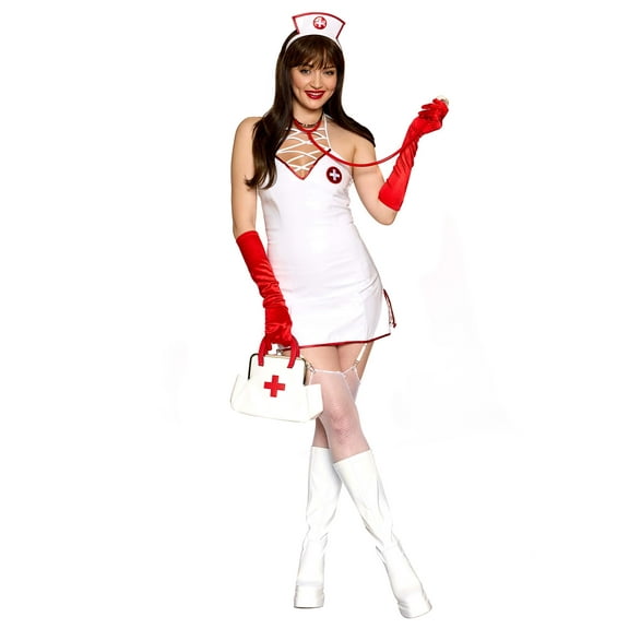 Women's Sexy Strappy Nurse Costume