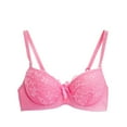 thumbnail image 1 of Women's Sexy Thin Lace Bra Gathered Without Steel Ring Comfortable Fixed Adjustable Breast Collection Cotton, 1 of 6