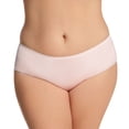 thumbnail image 1 of Women's Shadowline 11032X Plus Nylon Hidden Elastic Hipster Panty (Blush 10), 1 of 1