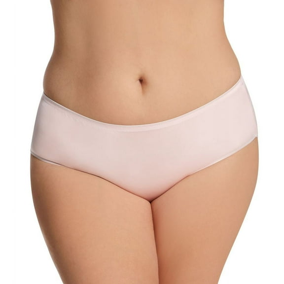 Women's Shadowline 11032X Plus Nylon Hidden Elastic Hipster Panty (Blush 9)