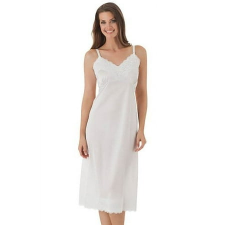 Women's Shadowline 1360 Full Slip With Wide lace (Black 38)