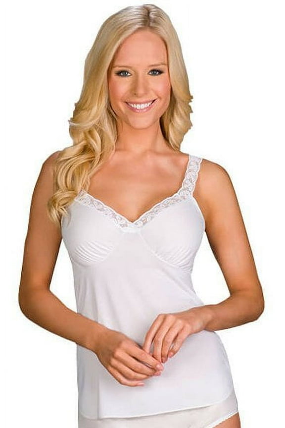 Women's Shadowline 22014 Daywear Lace Camisole (White 40)