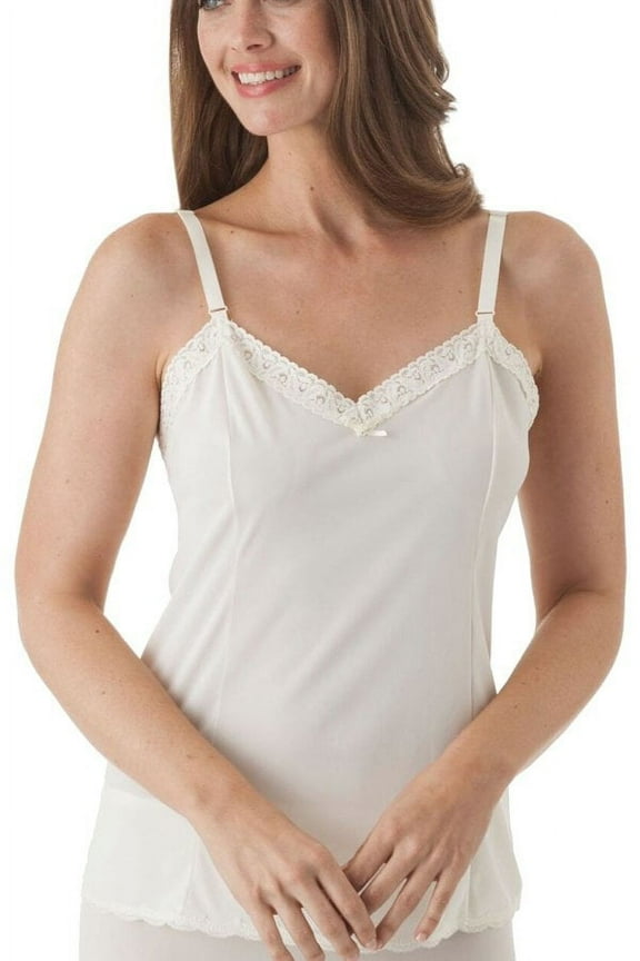 Women's Shadowline 22304 Daywear Adjustable Strap Camisole (Ivory 42)