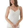 thumbnail image 1 of Women's Shadowline 22304X Plus Daywear Adjustable Strap Camisole (Ivory 44), 1 of 1