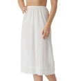 thumbnail image 1 of Women's Shadowline 2360X Plus Size Half Slip with Wide Lace (Beige 4X), 1 of 2