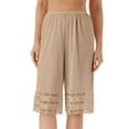 thumbnail image 1 of Women's Shadowline 2402 Snip-it 26 Inch Culotte Slip (Nude M), 1 of 4