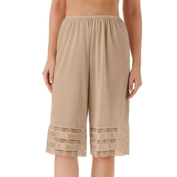 Women's Shadowline 2402 Snip-it 26 Inch Culotte Slip (Nude M)