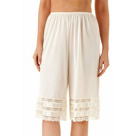 Women's Shadowline 2402X Plus Snip-it 26 Inch Culotte Slip (Beige 3X)