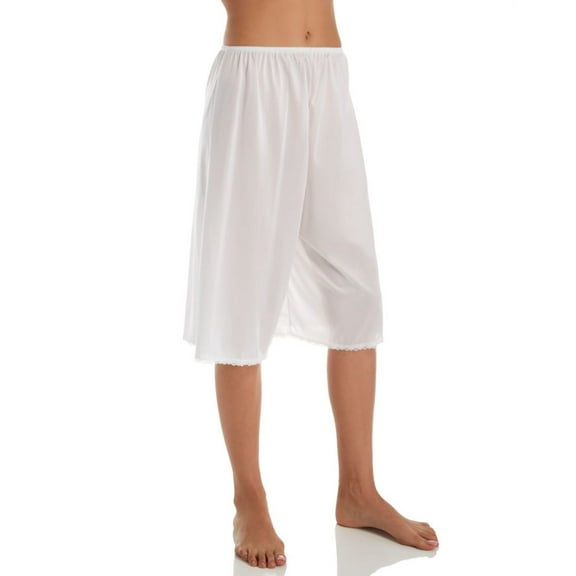 Women's Shadowline 2460 Nylon Culotte (White M)