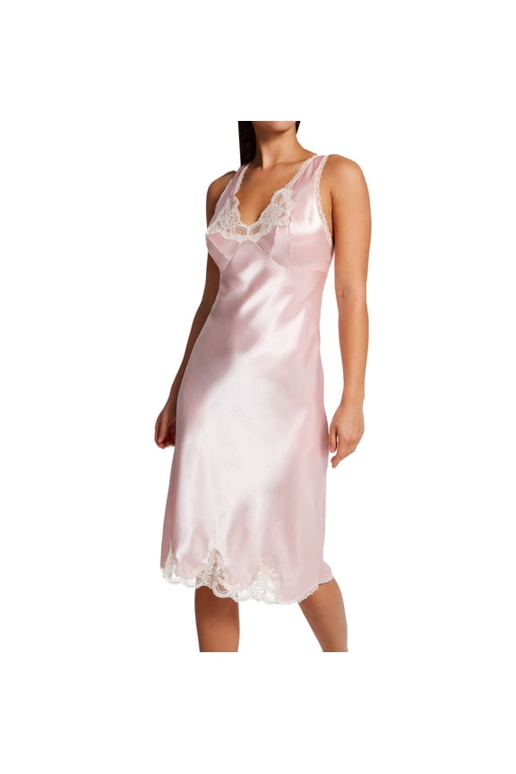 Women's Shadowline 27075 Rochelle Satin Full Slip (Blush S)