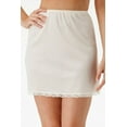 thumbnail image 1 of Women's Shadowline 2715X Plus Size Nylon Essentials 15 Inch Half Slip (Beige 3X), 1 of 4