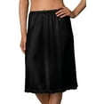 thumbnail image 1 of Women's Shadowline 2725X Plus Essentials 25 Inch Half Slip (Black 3X), 1 of 4