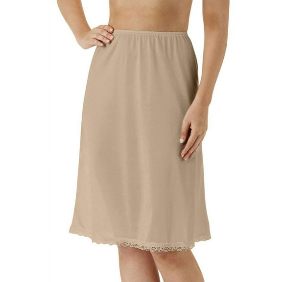 Women's Shadowline 2725X Plus Essentials 25 Inch Half Slip (Nude 3X)