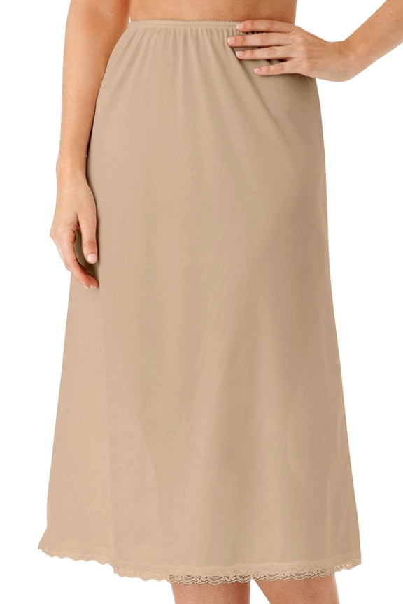 Women's Shadowline 2731X Plus Essentials 31 Inch Half Slip (Nude 1X)