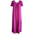 thumbnail image 1 of Women's Shadowline 32280 Petals 53 Inch Gown (Raspberry L), 1 of 10