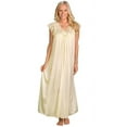 thumbnail image 1 of Women's Shadowline 32737X Plus Silhouette 53 Inch Gown (Ivory 2X), 1 of 6