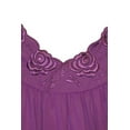thumbnail image 1 of Women's Shadowline 33280 Petals 53 Inch Long Sleeve Gown (Purple M), 1 of 8