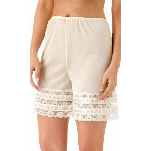 Women's Shadowline 3362 Snip-it 18 Inch Pettipants (Beige S)