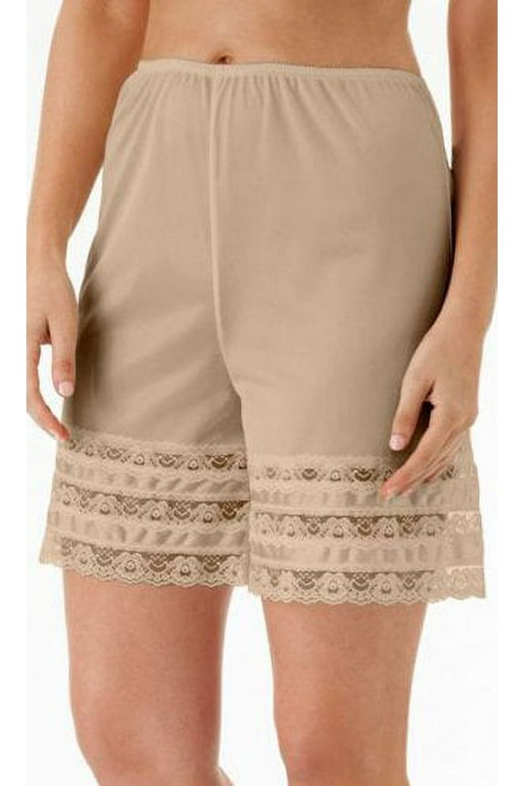 Women's Shadowline 3362 Snip-it 18 Inch Pettipants (Nude S)