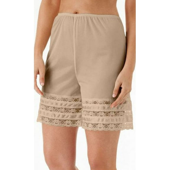 Women's Shadowline 3362X Plus Snip-it 18 Inch Pettipants (Nude 4X)