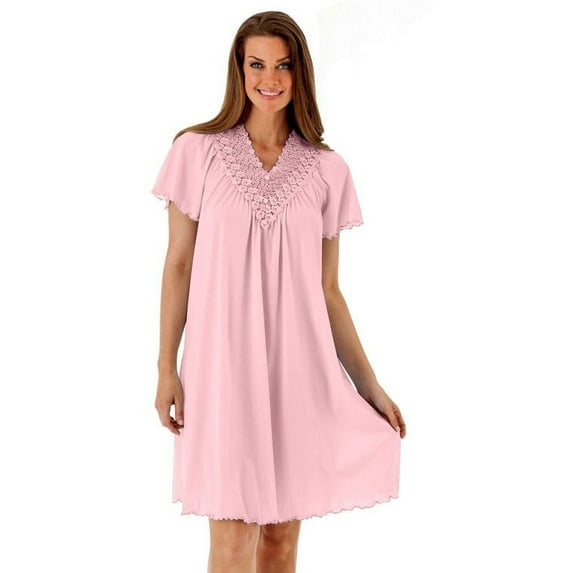 Women's Shadowline 36275 Beloved Gown (Pink 1X)