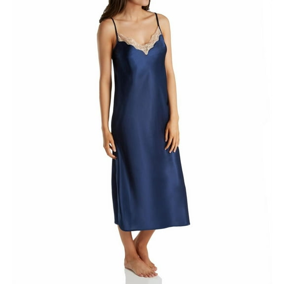 Women's Shadowline 4502 Charming Ballet Gown (Navy M)