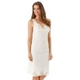 thumbnail image 1 of Women's Shadowline 4534X Plus Size Cotton Batiste Full Slip (White 44), 1 of 1