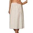 thumbnail image 1 of Women's Shadowline 4711630 30 Inch Flare Half Slip (Ivory M), 1 of 4