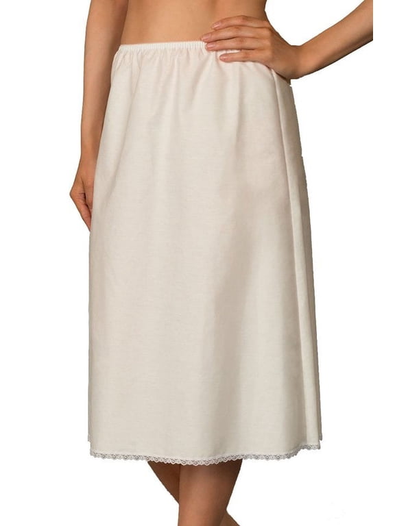 Women's Shadowline 4711638 38 Inch Long Flare Half Slip (Ivory S)