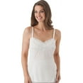 thumbnail image 1 of Women's Shadowline 4903 Lace Trim Camisole (Black L), 1 of 1