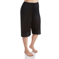 Women's Shadowline 6219 Adjustable Length Culottes (Black S)