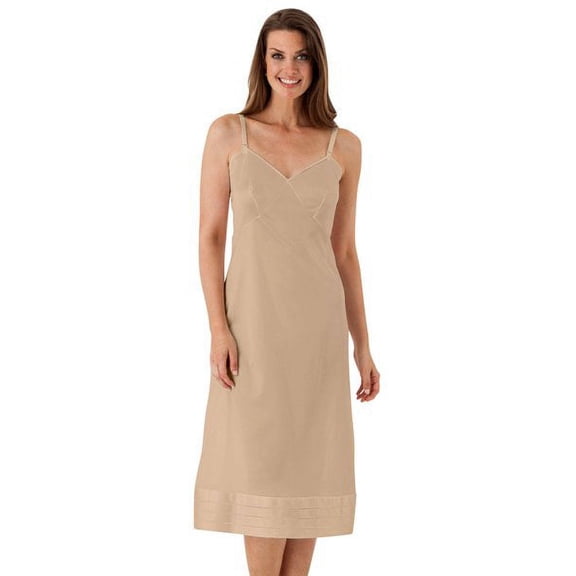 Women's Shadowline 6319 Adjustable Length Full Slip (Nude 40)