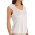 thumbnail image 1 of Women's Shadowline 7101 Nylon Padded Shoulder Camisole (White M), 1 of 2