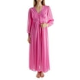 thumbnail image 1 of Women's Shadowline 71737 Silhouette 54 Inch Coat (Flamingo Pink S), 1 of 4