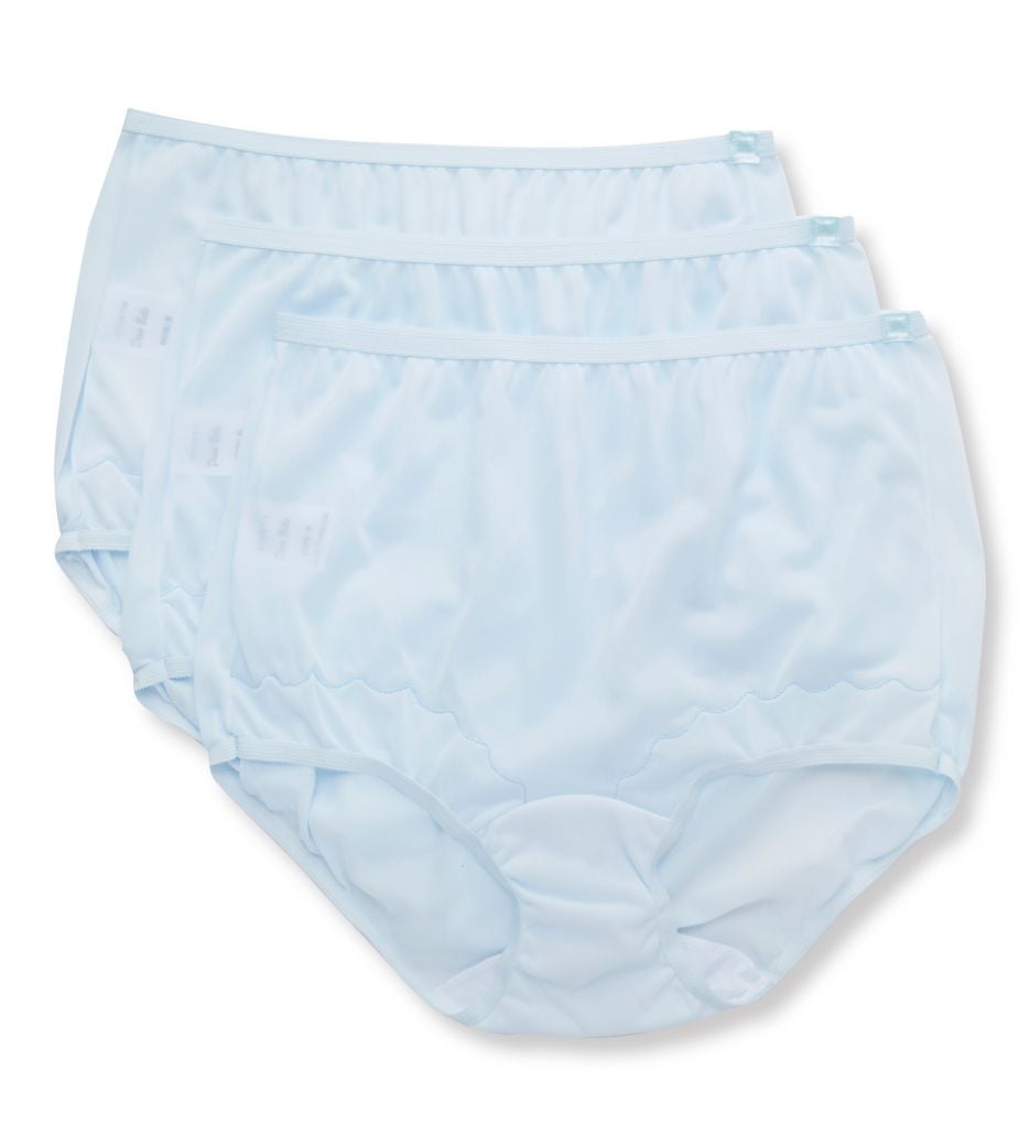 DIXIE BELLE Vtg Panties Womens Size 15 White Nylon Br… - Gem