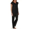 thumbnail image 1 of Women's Shadowline 76737 Silhouette Pajama (Black 2X), 1 of 5