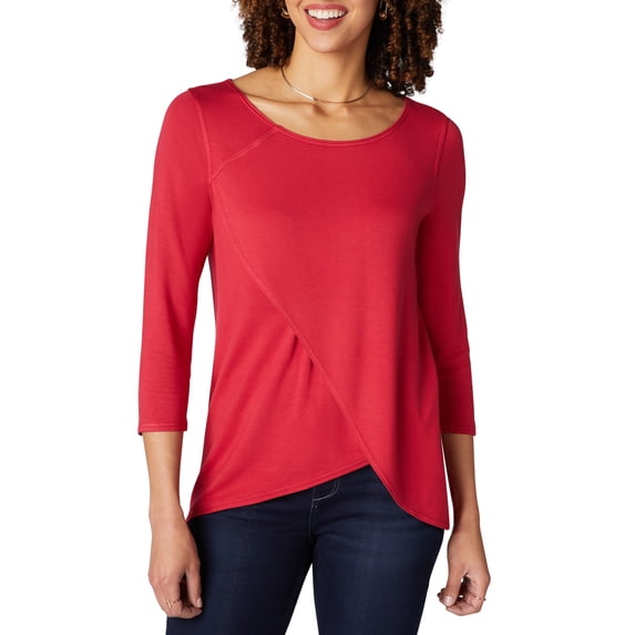 Women's Shape Illusions Crossover Knit Top
