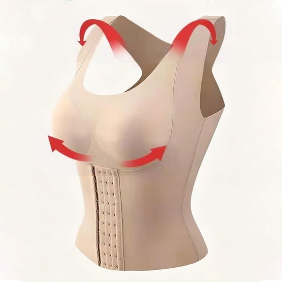 Women's Shapewear Bodysuit with Built-in Bra Plus Size Firm Control