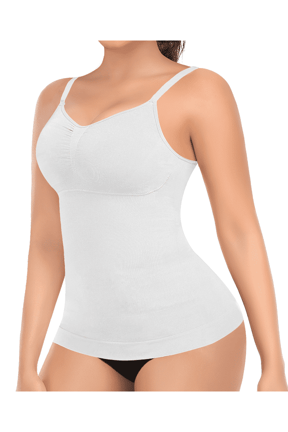 Women's Shapewear Cami Tummy Control Compression Tank Tops Adjustable Straps Body Shaper Camisoles