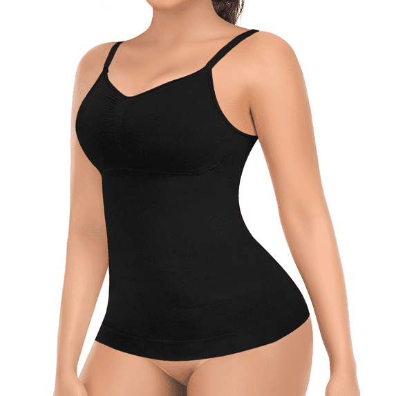 Women's Shapewear Cami Tummy Control Compression Tank Tops Adjustable Straps Body Shaper Camisoles
