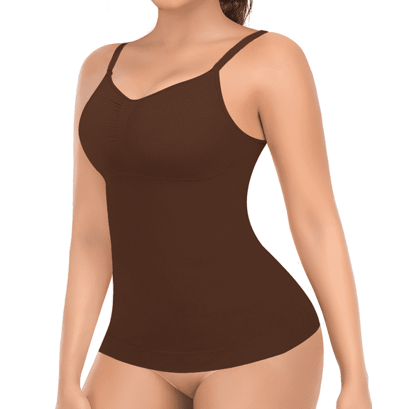 Women's Shapewear Cami Tummy Control Compression Tank Tops Adjustable Straps Body Shaper Camisoles