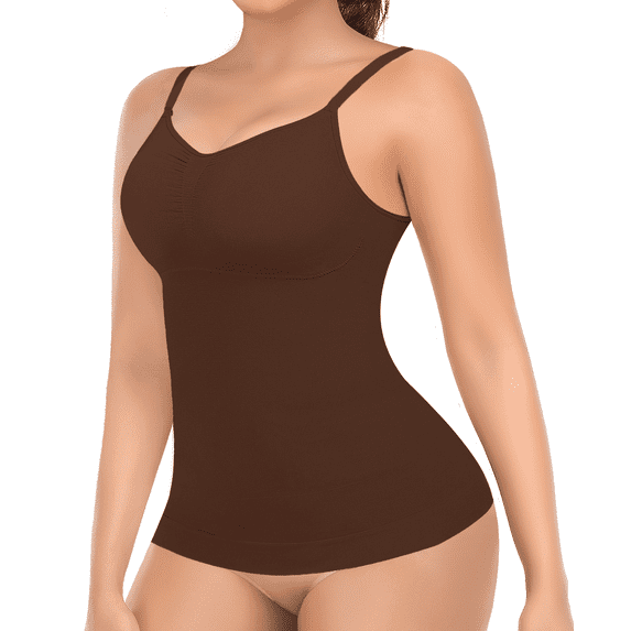 Women's Shapewear Cami Tummy Control Compression Tank Tops Adjustable Straps Body Shaper Camisoles