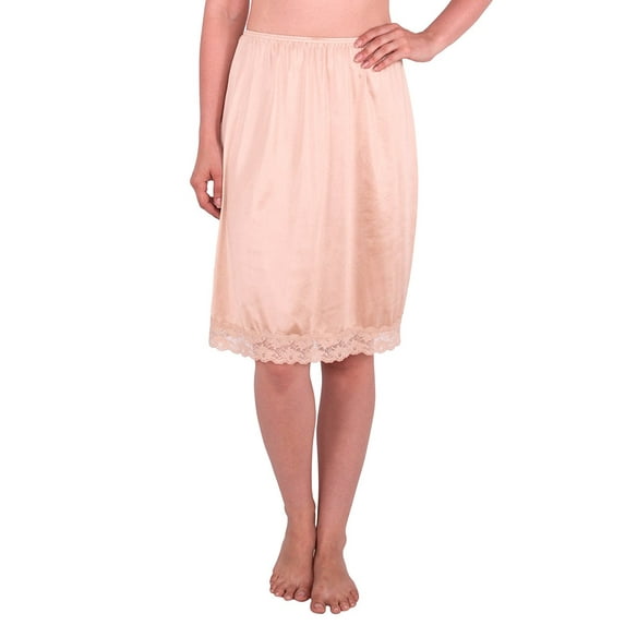Women's Shapewear Half Slip Anti-Static Nude Under Dress Skirt - XXL