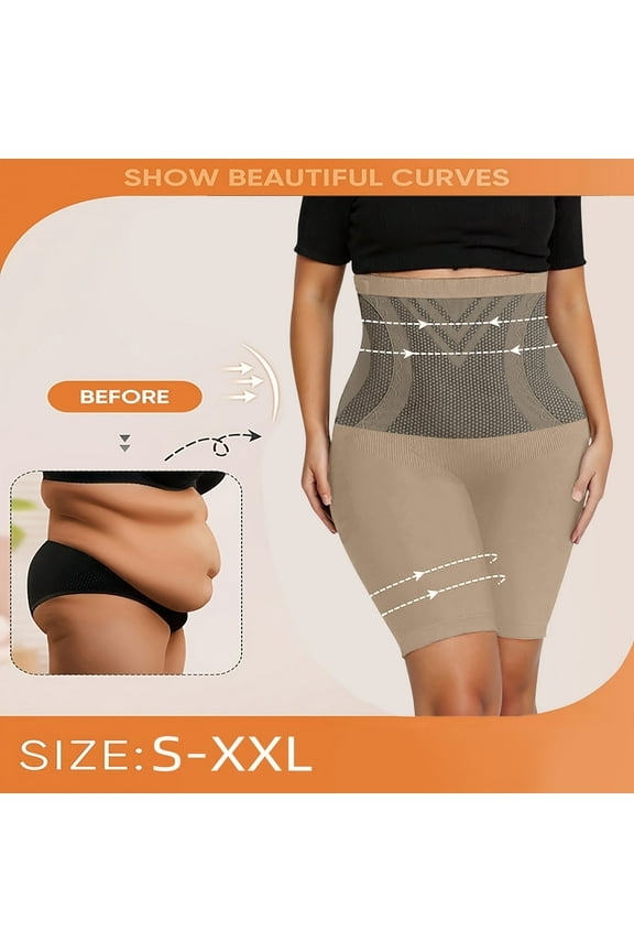 Women's Shapewear Panties High Waisted Underwear Comfortable Everyday Wear Seamless Lifting Postpartum Recovery Latex Panties Teal Panties Lady Slim Waist Trainer but Pads Underwear plus Size Silk