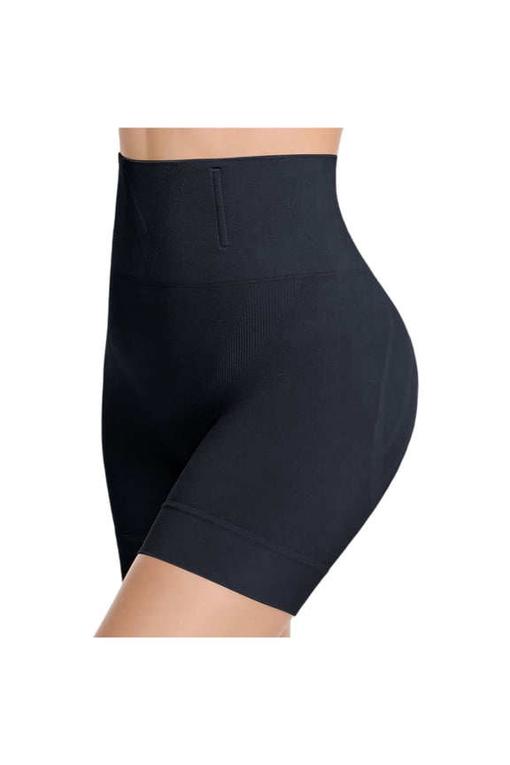 Women's Shapewear Shorts High Waisted Tummy Control Under Dress Shorts Seamless Butt Lifting Body Shaper Black XL