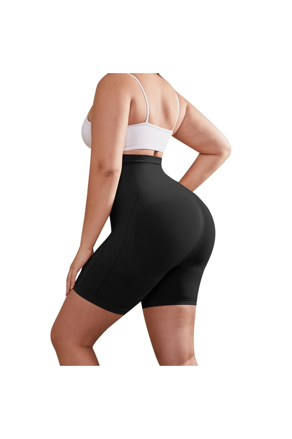 Women’s Shapewear Tummy Control High Waist Mid Thigh Shaping Shorts, Sizes up to 3XL