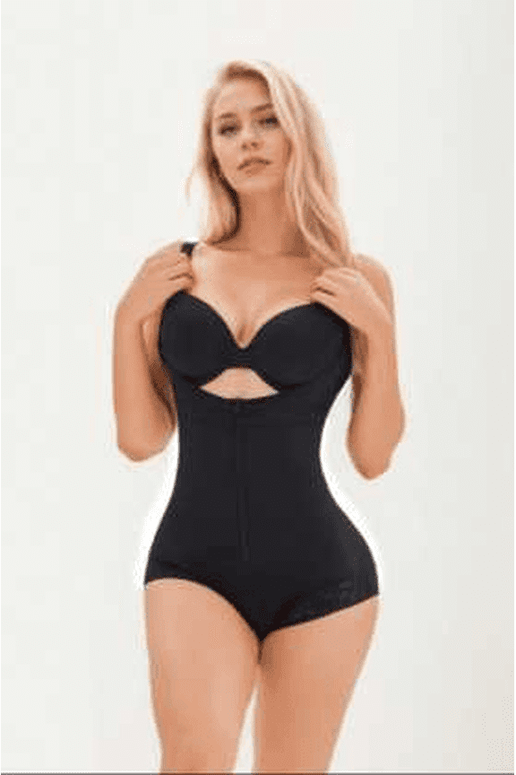 Women's Shapewear for Women  Postpartum Tummy Control Bodysuit Full Body Shaper for Women Body Butt Lifter Panties  Zipper Straps Thong Bodysuit